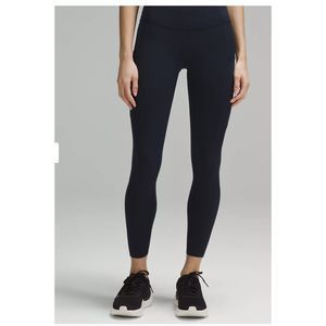 Lululemon Fast and Free High-Rise Tight 25" True Navy Size 16